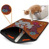 Aberto Design prostorika za toalet za mačke Nrszn0070, 45 x 60 cm, Narandžasta | ePonuda.com