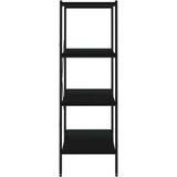 Police s 4 razine crne 80 x 40 x 130 cm | shoptok.hr