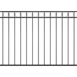 vidaXL Panel za ogradu čelični 1,7 x 1,2 m crni cijene