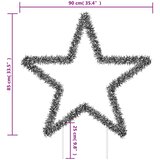  Ukrasno božićno svjetlo sa šiljcima zvijezda 115 LED 85 cm | shoptok.hr