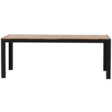 Venture Home Bois pravokutni vrtni blagovaonski stol 205 &amp;times; 90 cm, prirodna boja drva Slike