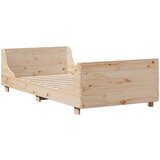  Knjižna postelja brez vzmetnice 90x190 cm trden les, (21608900) | Shoptok.si