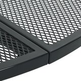  Set složivih vrtnih stolica 5 kom antracit čelik obložen prahom | shoptok.hr