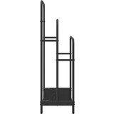 vidaXL Sušilnik za oblačila s polico Črni hrast 60 x 30 x 100.5 cm | Shoptok.si