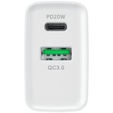 WATA dual usb c/usb a 20 w pd punjač | shoptok.hr