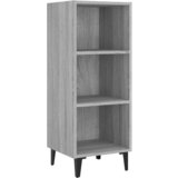 Maison Chic Komoda - Predalnik siva sonoma 34,5x32,5x90 cm inženirski les, (21717636) Cene