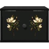  Wall-mounted noćni ormarić BREMEN 2 kom. Crni hrast - Crni hrast Magnolijski uzorak 2 | shoptok.hr