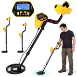  Detektor metala GC-1028 s LCD zaslonom i funkcijom pinpoint, žuti | shoptok.hr
