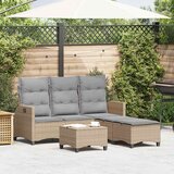  3-dijelni set vrtnih sofa od poliratana s jastucima bež L | shoptok.hr