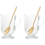 Altom design Čaše i Žličice za Kavu i Čaj Werona 310 ml - Set od 2 | shoptok.hr