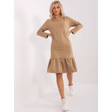 Lily Rose Dress-EM-SK-HS-21-489.85-dark beige | shoptok.hr