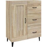 Maison Chic Komoda - Predalnik sonoma hrast 69,5x34x90 cm konstruiran les, (21717516) Cene