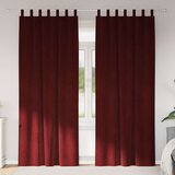  Zastore za blackout s petljama 2 komada Bordo baršun | shoptok.hr