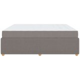  Posteljni okvir z vzmetnico Taupe 180 x 200 cm blago, (5000069802) | Shoptok.si