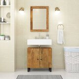 vidaXL Omarica za umivalnik 62x33x58 cm trden mangov les in inž. les Cene