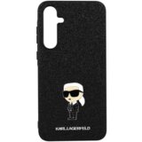  Originalen KARL LAGERFELD ovitek Samsung Galaxy A55 - Glitter IML NFT Iconic - črn ovitek z bleščicami - KLHCSA55GKNPSK | Shoptok.si