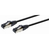 Gembird PP8-LSZHCU-BK-10M Mrežni kabl S/FTP Cat.8 LSZH patch cord,crni 10m 42559 | ePonuda.com