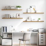 Polica na zidu 4 pcs Smeđa 120 x 23,5 x 4 cm Konstruirano drvo | Eponuda.ba