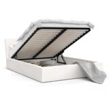 Molarem Home Tapecirani krevet RINO 140*200 bijela eko koža | shoptok.hr