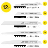 Trotec List sabljaste pile set drvo / metal, 12 komada | Eponuda.ba