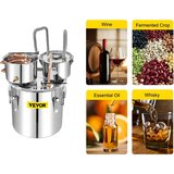 SupplySwap VEVOR Moonshine Still, 12L/20L/30L Kapaciteta fermentacije, trajna konstrukcija iz nerjavečega jekla, 30L, (5000216984) | Shoptok.si