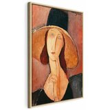  Slika - Amedeo Modigliani – Portrait of Jeanne Hebuterne in a Large Hat 40x60 U prirodnom drvenom okviru | shoptok.hr