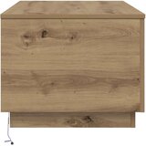  Stolić za kavu s LED svjetlima boja hrasta artisan 90x50x40 cm | shoptok.hr