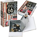  Sef za knjige s ključem, mali sandučić za novac, Route 66 Cijene
