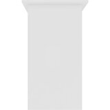  Radni stol visoki sjaj bijeli 80 x 45 x 74 cm od iverice | shoptok.hr