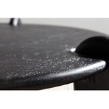 MOME Crni okrugao stolić za kavu od masivnog manga ø 80 cm Tamira – | shoptok.hr