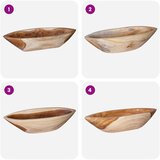  Fruit Bowl JEPARA Teak Brown 46 x 16 x 11 cm | shoptok.hr
