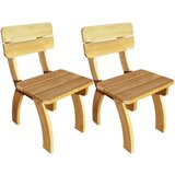 Maison Chic Vrtni stoli - Stol za vrt 2 kosa impregnirana borovina JS1205, (21878297) | Shoptok.si