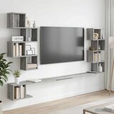  Polica za TV na zidu Siva Sonoma 160 x 15 x 94 cm | shoptok.hr