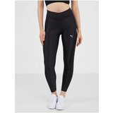 Puma Black Womens Patterned Sport Leggings Train Favorites - Women