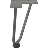  Noge s ukosnicama za stolić za kavu 4 kom. Prirodni čelik 20 cm Puni čelik | shoptok.hr