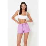 Trendyol Pink Woven Swim Shorts