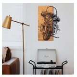 WALLXPERT dekorativni drveni zidni pribor chopper 1 Cene
