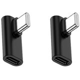 INF 2-Pack Type-C Female to Type-C Male Right Angle Adapter, 2.0 Injection Molded, (5000291408) | Shoptok.si
