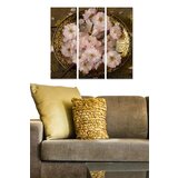 Wallity MDF1250724 multicolor decorative mdf painting (3 pieces) Cene