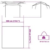 CERADA za kampiranje zelena 300 x 294 cm vodootporna | shoptok.hr