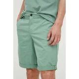Sisley Kratke hlače moški, zelena barva