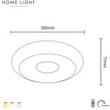 HOME LIGHT Solea 116 CCT LED plafonjera | Eponuda.com
