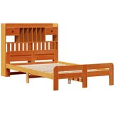  Krevet s regalom za knjige bez madraca 135 x 190 cm od borovine | shoptok.hr