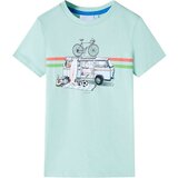  Dječja majica kratkih rukava svijetla boja mente 92 | shoptok.hr