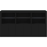 vidaXL Komoda s LED svjetlima crna 181 5x37x100 cm | shoptok.hr
