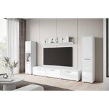 MID.YOU Dnevni Regal Bogota Xl, Bela, Visoki Sijaj, 4-Delno | Shoptok.si