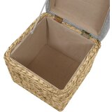  2-dijelni set taburea od morske trave sivi | shoptok.hr