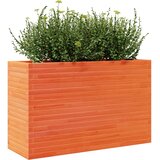  Vrtna sadilica voštano smeđe boje 110x40x68,5 cm od borovine | shoptok.hr