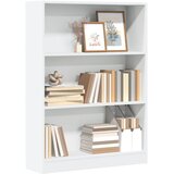 vidaXL Regal za knjige bijeli 80x24x109 cm konstruirano drvo Cijene