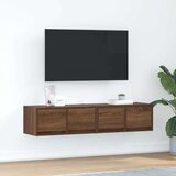 Furnova TV omarica 2 kosi rjavi hrast 60x31x25,5 cm inženirski les, (21924738) Cene